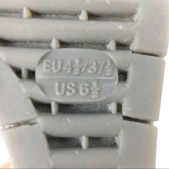 The Flexx Womens Size 6.5 Happy Daze Black Elastic Platform Wedge Sandals Shoes - Picture 9 of 9